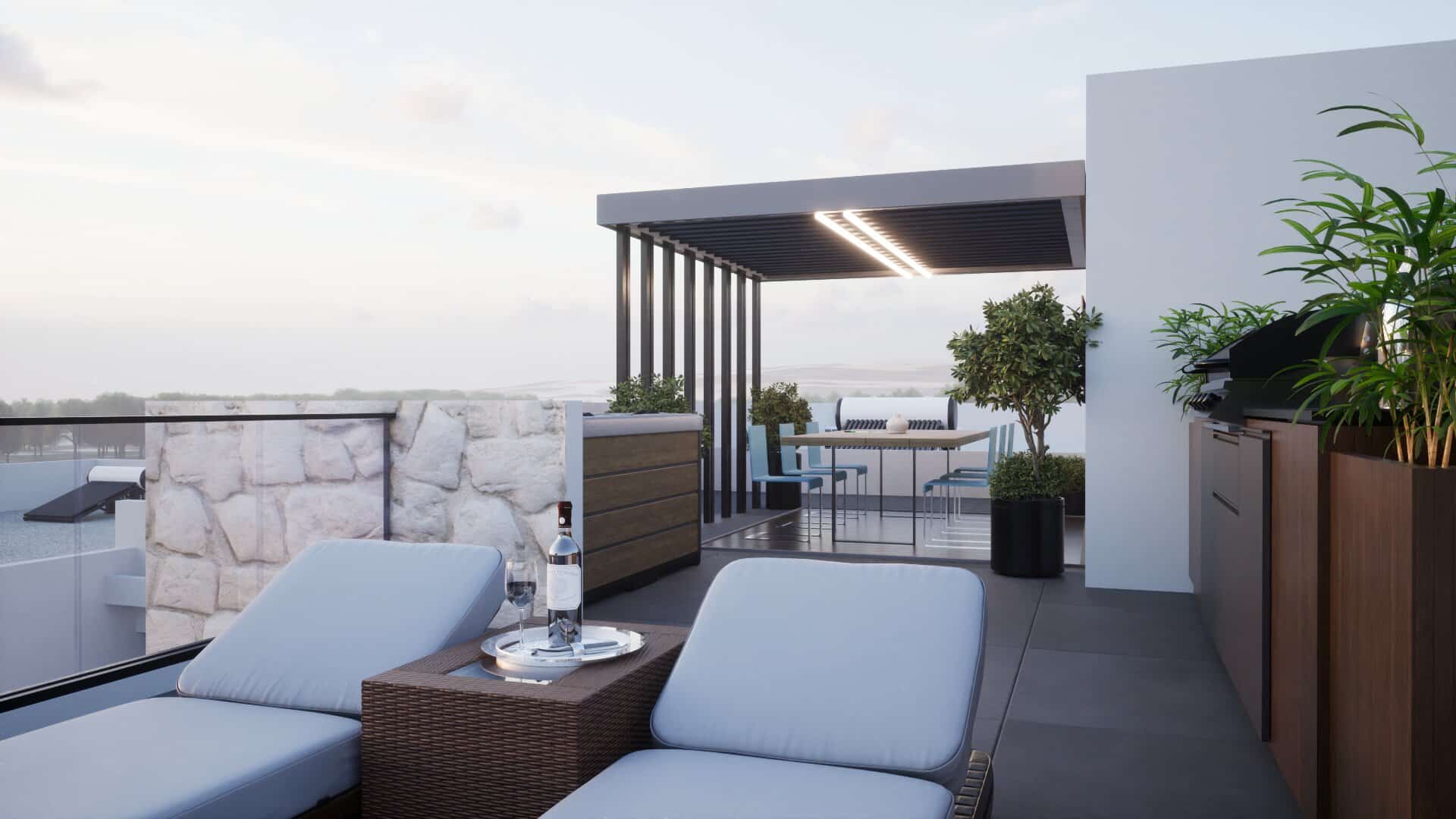 Modern residential building